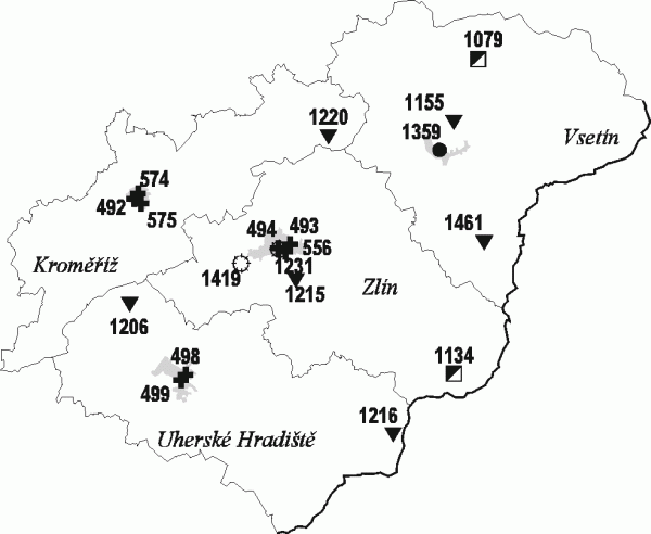 Map - Zlin region